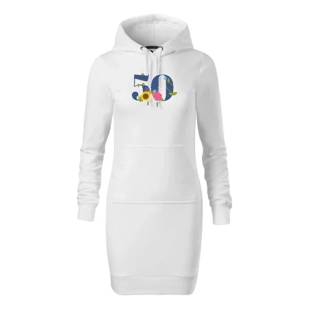 Květinové číslo kreslené - 50