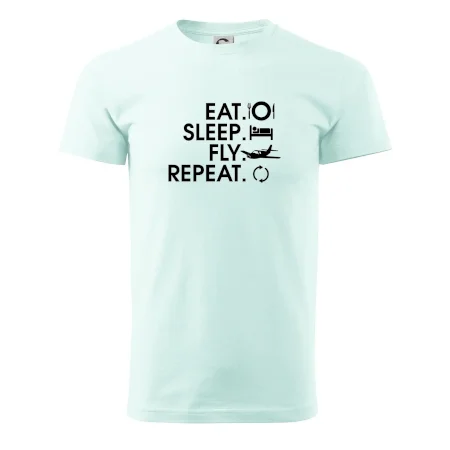Eat sleep fly repeat