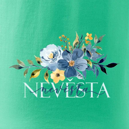Nevěsta květy modré