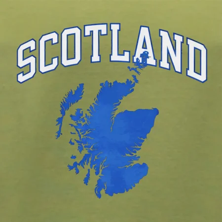 Scotland nápis s mapou