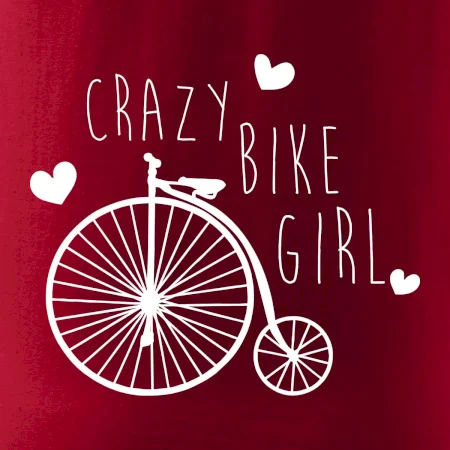 Crazy bike girl