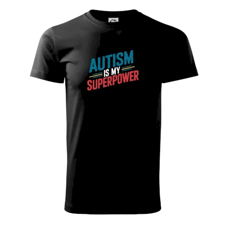 Šikmý nápis Autism is my superpower