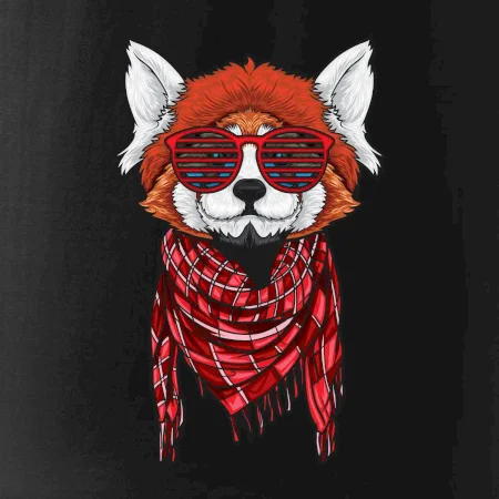 Červená panda hipster