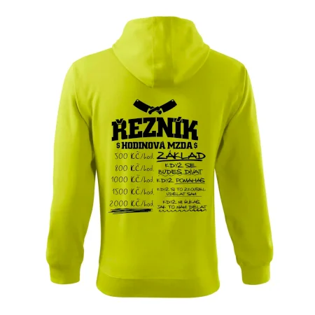 Hodinová mzda řezník