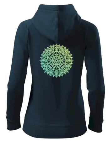 Mandala zelenožlutá