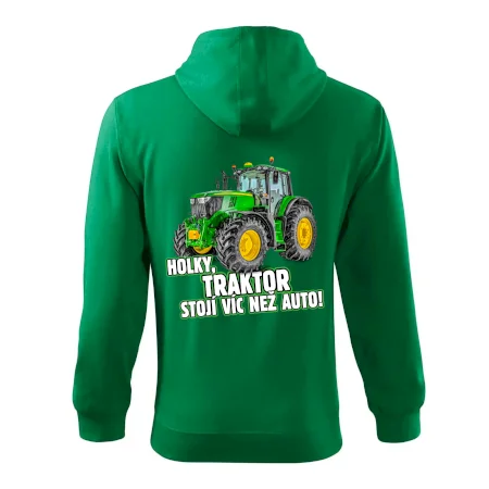 Holky, traktor stojí víc než auto