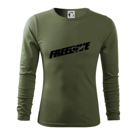Freedive - nápis s potápěčem