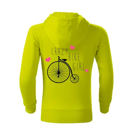 Crazy bike girl