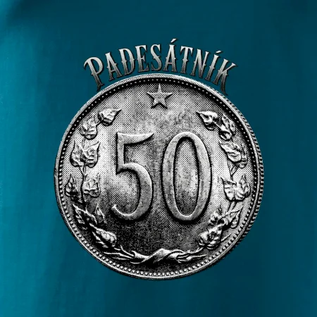 Padesátník 1963 - 1978 s nápisem