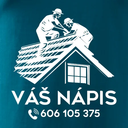 Tričko pro pokrývače - Dva dělníci