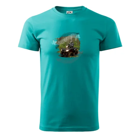 ATV čtyřkolka v lese