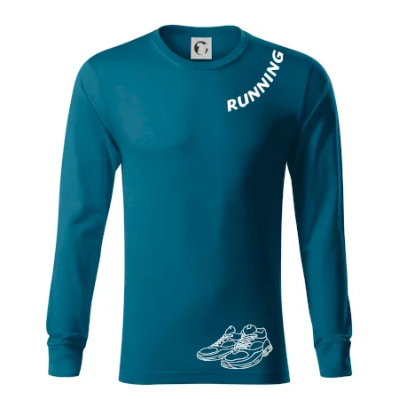 Running nápis šikmo