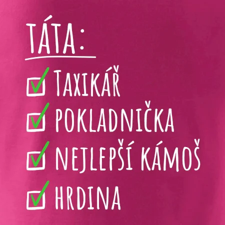 Táta - check list