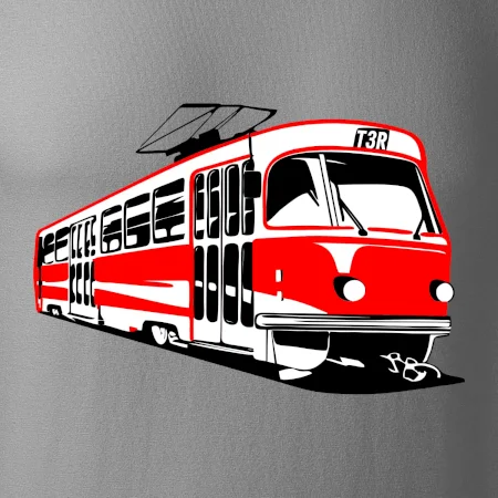 Tramvaj T3R barevná