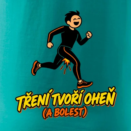 Běžecké tření tvoří oheň