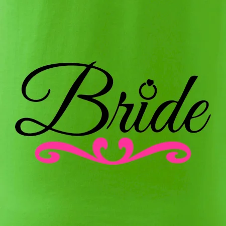 Nápis bride s prstenem