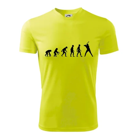Evoluce baseball pálkař nápřah
