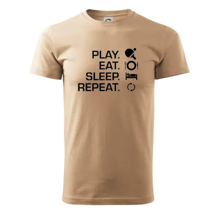 Stolní tenis - eat sleep