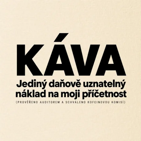 Káva daňově uznatelný náklad na příčetnost