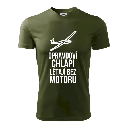 Opravdovi chlapi létají bez motoru