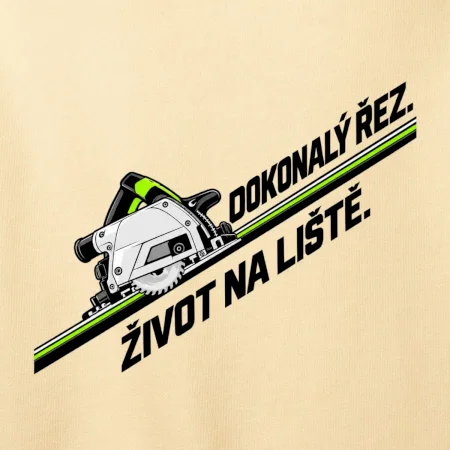 Dokonalý řez život na vodicí liště