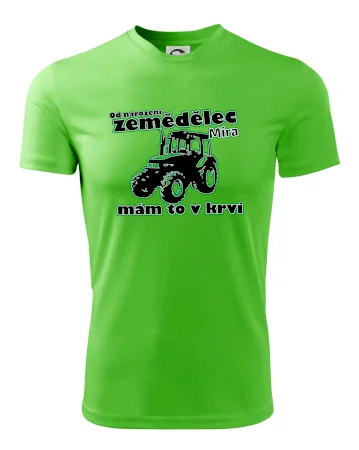 Od narození zemědělec, mám to v krvi