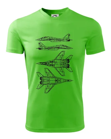 Mig 29 Fulcrum - obrys