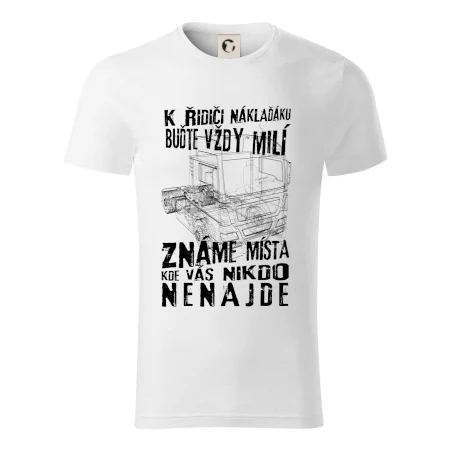 K řidiči náklaďáku buďte vždy milý