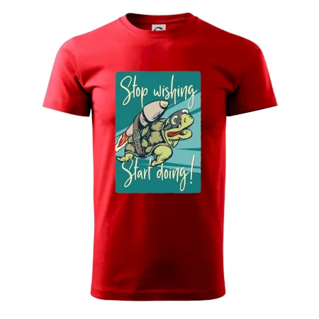 Stop wishing start doing želva
