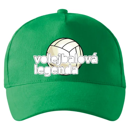 Volejbalová legenda - bílé písmo