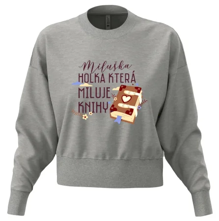Kniha - Holka, která miluje knihy -  Vaše jméno
