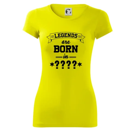 Legends are born in vlastní ročník
