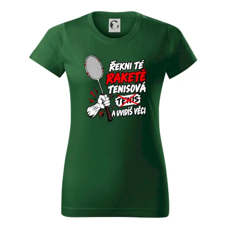 Badmintonová raketa není tenisová