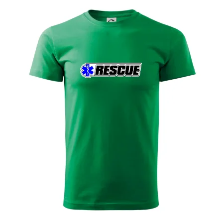 Záchranář rescue kříž modrý
