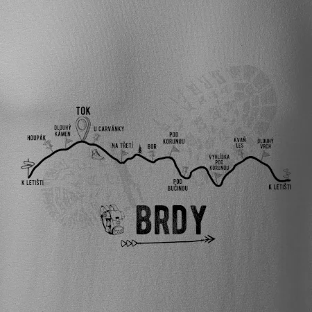 Profil kopců - Brdy