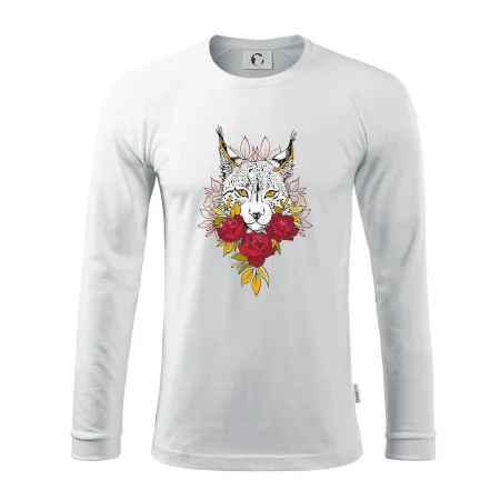 Rys s červenými růžemi  (Pecka design)