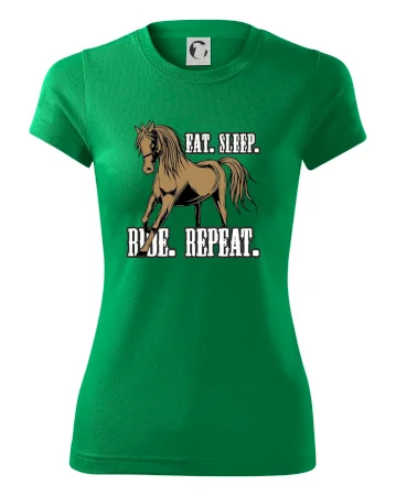 Eat Sleep Ride Repeat Western