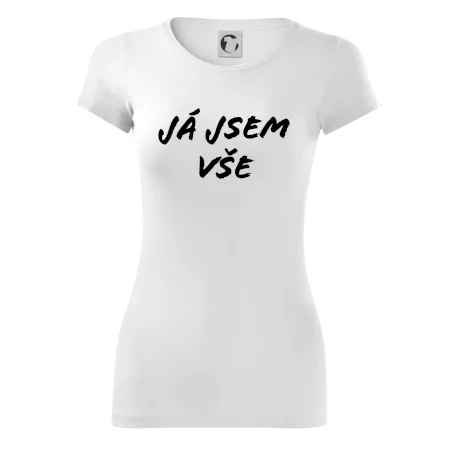Nápis Já jsem vše!