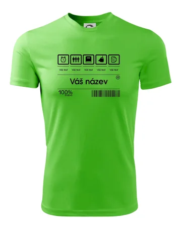 Čárový kód - Vlastní text