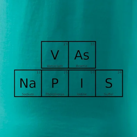 Vlastní nápis - periodická tabulka