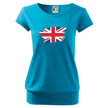 Britská vlajka roztrhaná