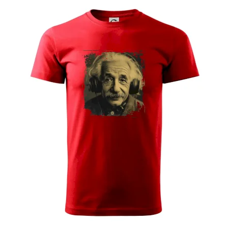 Albert se sluchátky