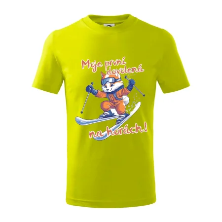 Moje první dovolená na horách oranžová liška