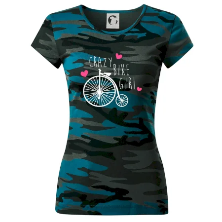 Crazy bike girl