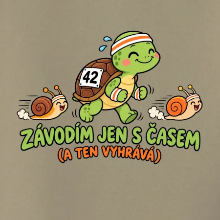 Běžecká želva závodím jen s časem
