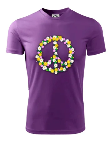 Peace symbol kopretiny