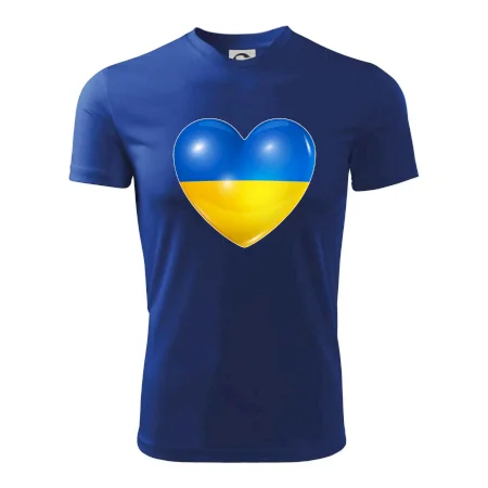 Ukrajina srdce vlajka