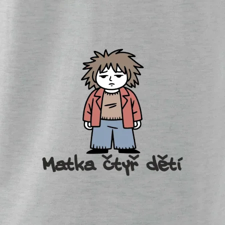 Unavená matka čtyř dětí