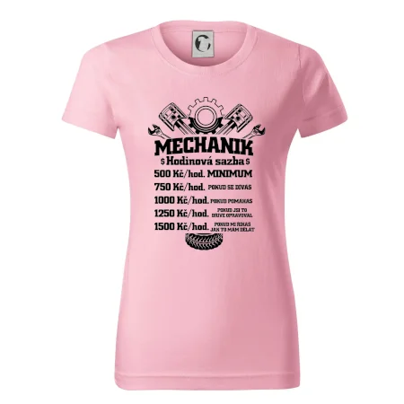 Mechanik - hodinová sazba
