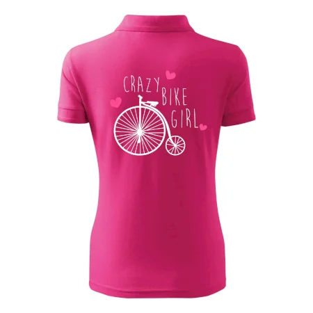 Crazy bike girl